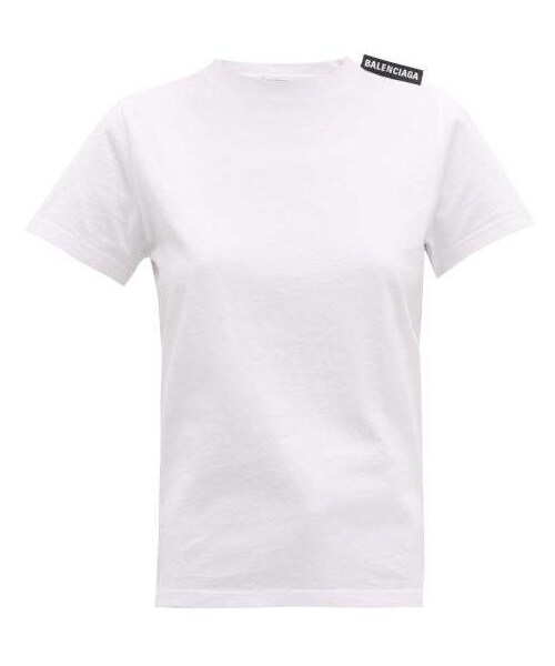 BALENCIAGA（バレンシアガ）の「Balenciaga - Logo Tab Cotton T Shirt 