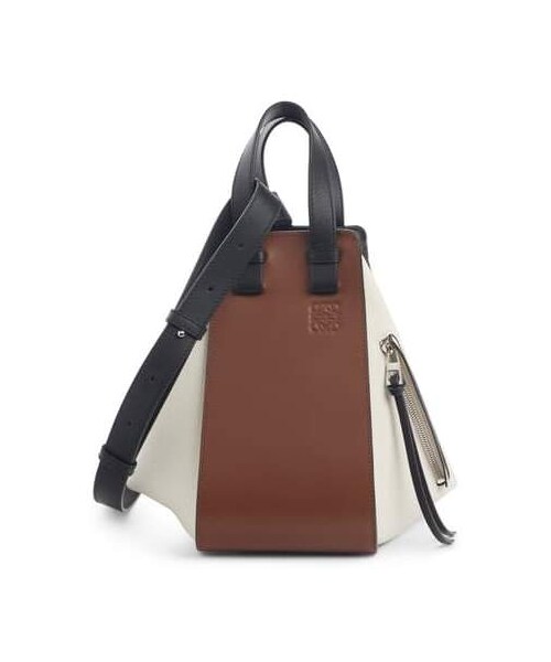 LOEWE（ロエベ）の「Loewe Small Hammock Tricolor Leather Hobo（バックパック/リュック・レディース・Brown・One Size）」の4枚目の写真