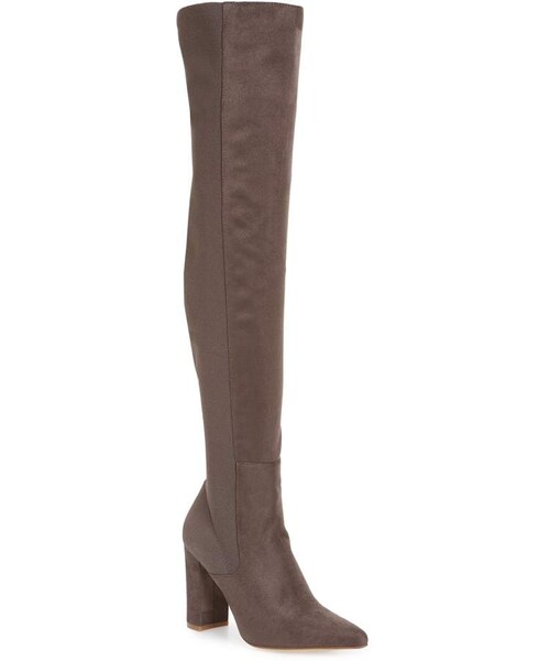 STEVE MADDEN（スティーブマデン）の「Steve Madden Everly Over the Knee Boot（ブーツ・レディース・Black/Gray・7.5 M/5.5 M/8 M/6 M/5 M/8.5 M/6.5 M/9.5 M/11 M/9 M/7 M/10 M/12 M）」の2枚目の写真