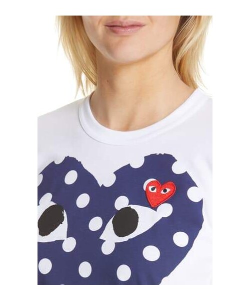 COMME des GARCONS（コムデギャルソン）の「Comme des Garcons Polka Dot Tee（Tシャツ/カットソー・レディース・White・Medium）」の2枚目の写真