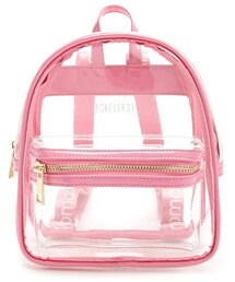 Forever 21 Faux Patent Leather Trim Backpack