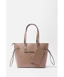 Forever 21 Faux Leather Tote Bag