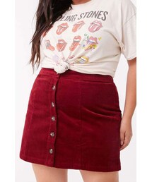 Forever 21 Plus Size Corduroy Mini Skirt