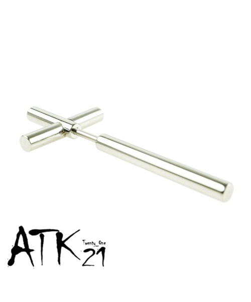 ノーブランド♡ベルピアス セール】オーバルダブルリングピアス（ピアス（両耳用