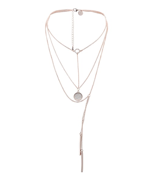 Forever New（フォーエバーニュー）の「Trudy Disc & Bar Layered Lariat（）」 WEAR