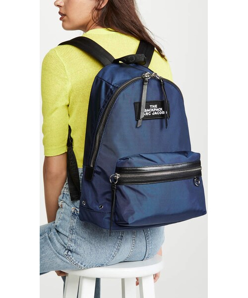MARC JACOBS（マークジェイコブス）の「Marc Jacobs The Large Backpack（バックパック/リュック・レディース・Black/Blue・One Size）」の12枚目の写真