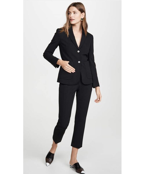 theory 黒 テーラードジャケット サイズ0 theory 「theory 」 テーラードジャケット 0 ブラック