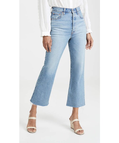 levis cropped flare