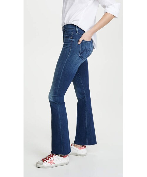 メール便送料無料対応可】 マザー レディース デニムパンツ ジーンズ ボトムス High Waist Slit Hem Flare Jeans  BELLE DE JOUR