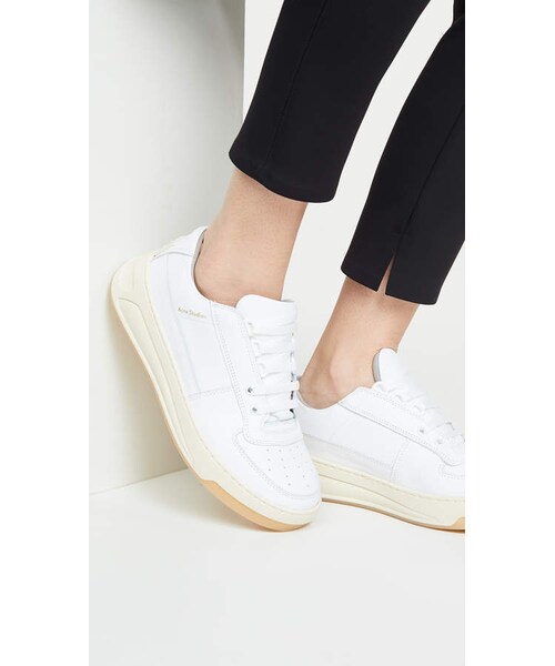 Acne Studios（アクネストゥディオズ）の「Acne Studios Steffey Sneakers（スニーカー・レディース・White・35/36/37/38/39/40）」の2枚目の写真