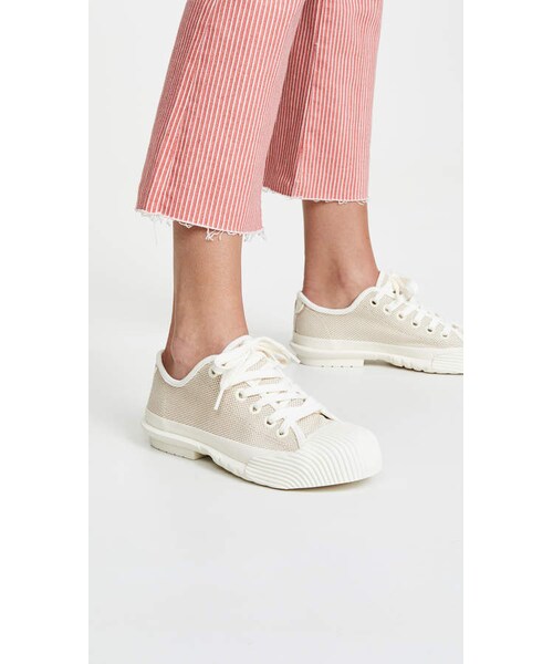 TORY BURCH（トリーバーチ）の「Tory Burch Cap Toe Sneakers（スニーカー・レディース・Beige・9）」の4枚目の写真