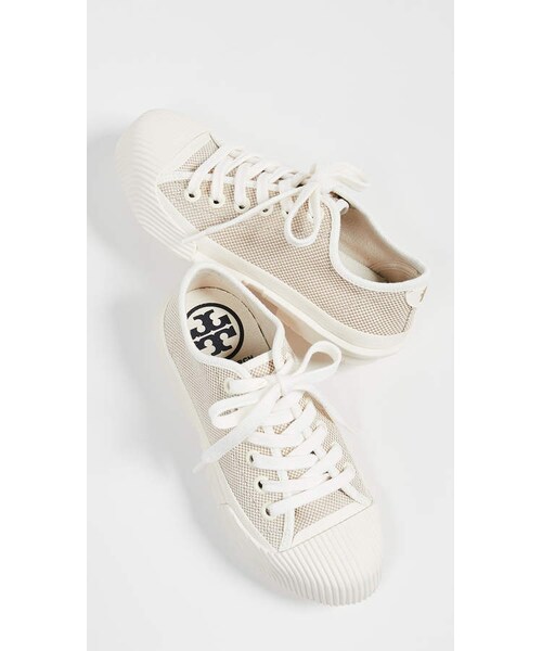 TORY BURCH（トリーバーチ）の「Tory Burch Cap Toe Sneakers（スニーカー・レディース・Beige・9）」の6枚目の写真