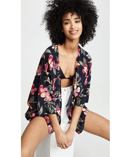 Tropical kimono cover up Clearance