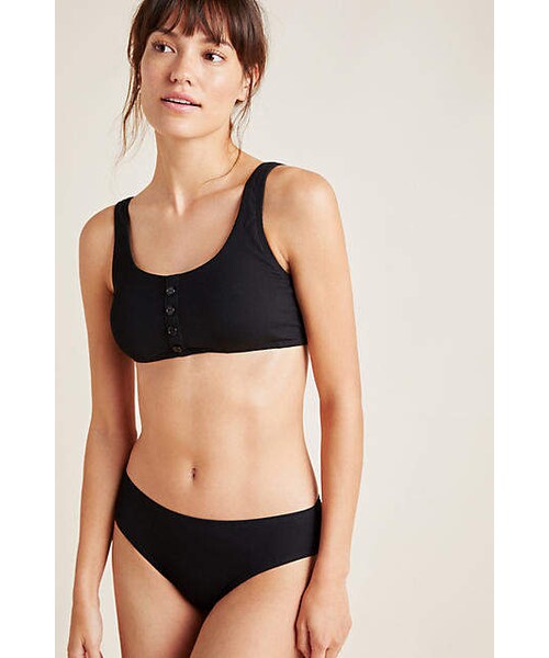 Anthropologie アンソロポロジー の Anthropologie Ribbed Bikini Bikini Bikini Bottom 水着 Wear