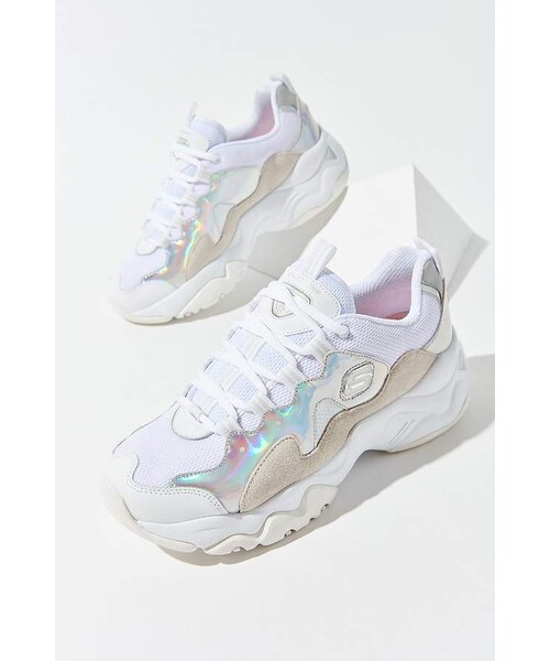 SKECHERS（スケッチャーズ）の「Skechers UO Exclusive D’Lites 3 Sneaker（スニーカー・レディース・White・5/6/6.5/7/7.5/8/8.5/9/9.5/10）」の5枚目の写真