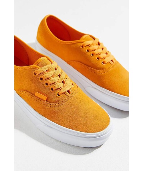 VANS（バンズ）の「Vans Authentic Soft Suede Sneaker（スニーカー・レディース・Orange・W 5/m 3.5/W 6/m 4.5/W 7/m 5.5）」の2枚目の写真