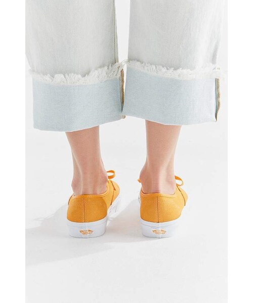 VANS（バンズ）の「Vans Authentic Soft Suede Sneaker（スニーカー・レディース・Orange・W 5/m 3.5/W 6/m 4.5/W 7/m 5.5）」の4枚目の写真