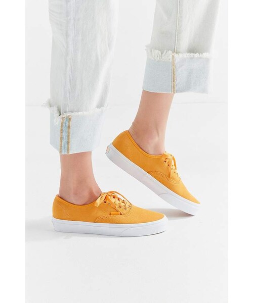 VANS（バンズ）の「Vans Authentic Soft Suede Sneaker（スニーカー・レディース・Orange・W 5/m 3.5/W 6/m 4.5/W 7/m 5.5）」の3枚目の写真