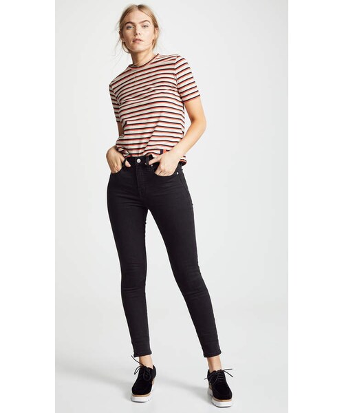 madewell（メイドウェル）の「Madewell High Rise Skinny Jeans（デニムパンツ・レディース・Black・25）」の2枚目の写真