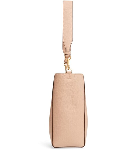 TORY BURCH（トリーバーチ）の「Tory Burch McGraw Leather Hobo（バックパック/リュック・レディース・Beige・One Size）」の5枚目の写真