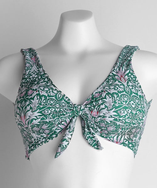 DHOLIC（ディーホリック）の「2TYPEフロントリボンビキニトップ（水着・レディース・ピンク/ブラック/グリーン/グレー/その他/ブルー/イエロー・FREE）」の7枚目の写真