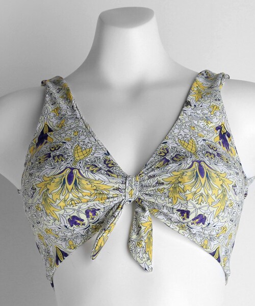 DHOLIC（ディーホリック）の「2TYPEフロントリボンビキニトップ（水着・レディース・ピンク/ブラック/グリーン/グレー/その他/ブルー/イエロー・FREE）」の6枚目の写真