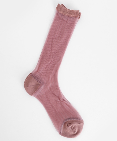 DHOLIC（ディーホリック）の「シースルーソックス（ソックス/靴下・レディース・ホワイト/ブラック/グリーン/ピンク・FREE）」の4枚目の写真