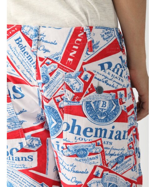 BOHEMIANS（ボヘミアンズ）の「BOHEMIANS(ボヘミアンズ) 別注Summer Cord Army Shorts "Bud" (4)（パンツ・メンズ・WHITE・S/M）」の8枚目の写真