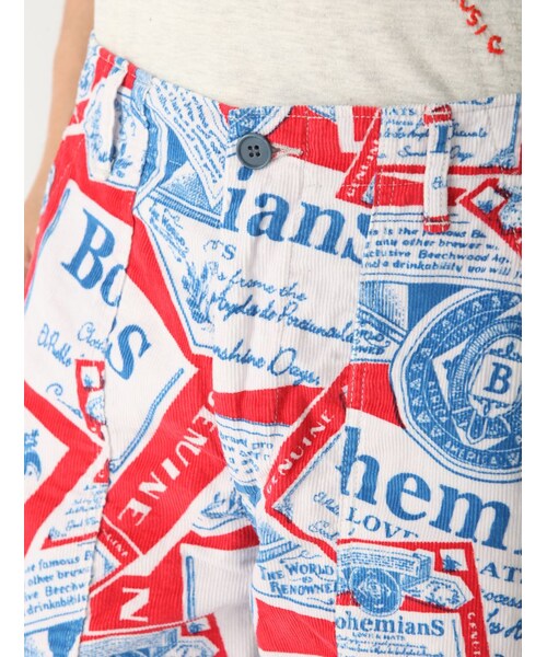 BOHEMIANS（ボヘミアンズ）の「BOHEMIANS(ボヘミアンズ) 別注Summer Cord Army Shorts "Bud" (4)（パンツ・メンズ・WHITE・S/M）」の5枚目の写真