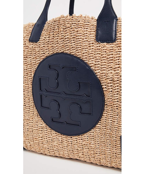 【Tory Burch】Ella Straw Tote ストロートートバッグ◆国内発送 関送込【Tory Burch】Ella ストロー トートバッグ