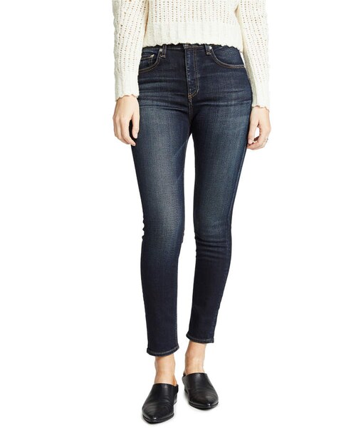 rag & bone（ラグアンドボーン）の「Rag & Bone/JEAN High Rise Ankle Skinny Jeans（デニムパンツ・レディース・Blue・24）」の5枚目の写真