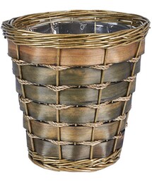 Household Essentials Small Haven Willow and Poplar Waste Basket