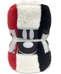Disney Jay Franco Big Face Mickey Mouse 6-Pc. Washcloth Set Bedding