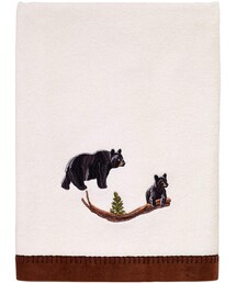 Avanti Black Bear Lodge Bath Towel Bedding