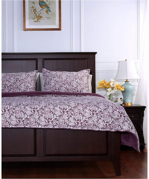 Berkshire（バークシャー）の「Berkshire Blanket Floral Lace Plush Full/Queen