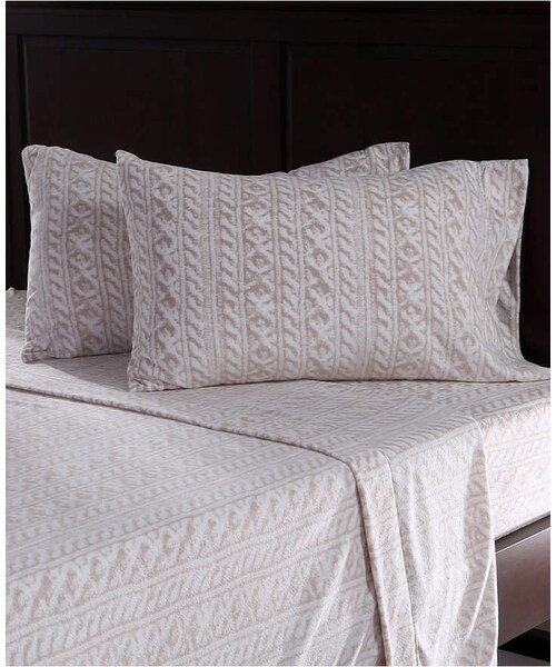 Berkshire（バークシャー）の「Berkshire Blanket & Home Co. Knit Print Microfleece