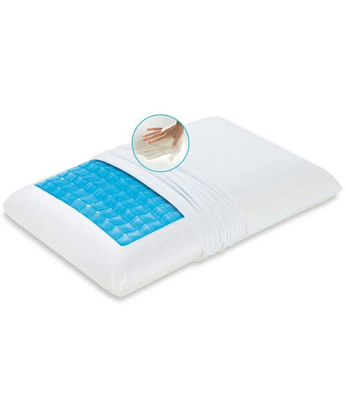 Loft の Future Foam Comforpedic Loft From Beautyrest Pillow With Large Gel Overlay クッション クッションカバー Wear