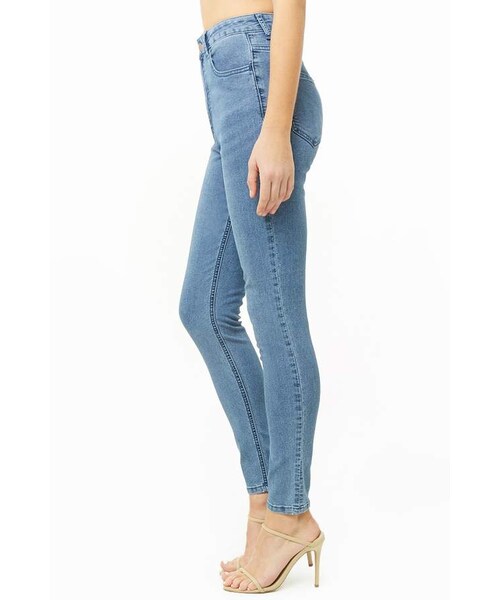 FOREVER 21（フォーエバー トゥエンティーワン）の「Forever 21 High-Rise Skinny Jeans（デニムパンツ・レディース・Blue・24/25/26/27/28/29/30/31）」の5枚目の写真