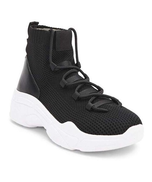FOREVER 21（フォーエバー トゥエンティーワン）の「Forever 21 Mesh High-Top Sneakers（スニーカー・レディース・Black・5.5/6/7/7.5）」の3枚目の写真