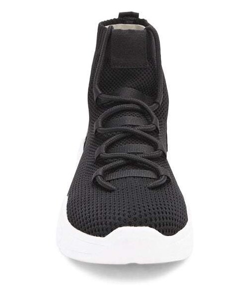 FOREVER 21（フォーエバー トゥエンティーワン）の「Forever 21 Mesh High-Top Sneakers（スニーカー・レディース・Black・5.5/6/7/7.5）」の4枚目の写真