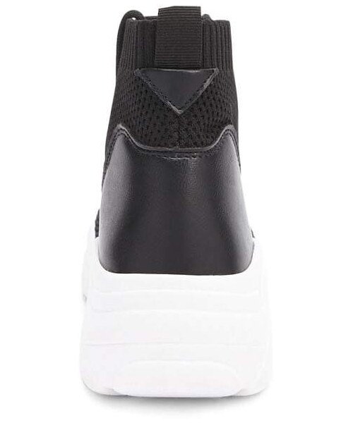 FOREVER 21（フォーエバー トゥエンティーワン）の「Forever 21 Mesh High-Top Sneakers（スニーカー・レディース・Black・5.5/6/7/7.5）」の2枚目の写真