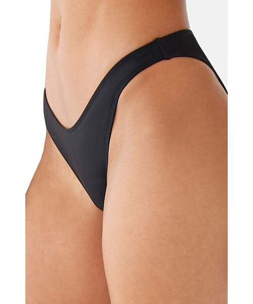 FOREVER 21（フォーエバー トゥエンティーワン）の「Forever 21 Cheeky Bikini Bottoms（水着・レディース・Black・Large）」の3枚目の写真