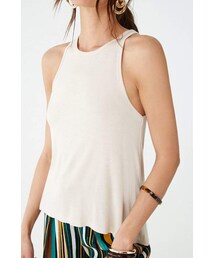 Forever 21 Ribbed High-Low Tank Top