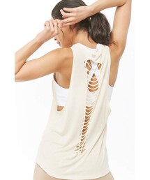 Forever 21 Active Ladder Cutout Tank Top