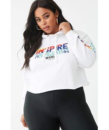 Forever 21 Plus Size Inspire Graphic Hoodie