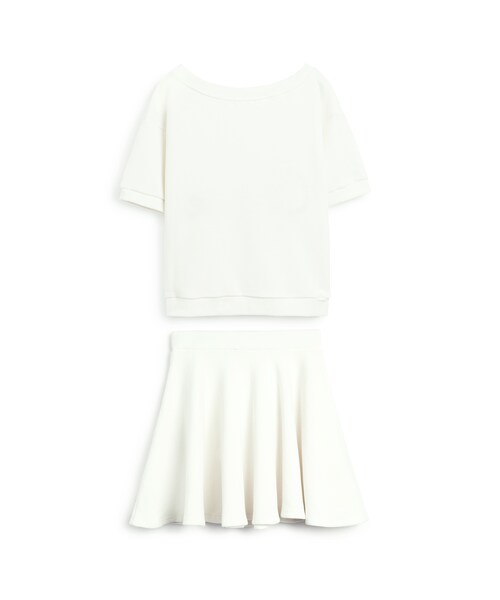 PAZZO（パッゾ）の「MIT 甜美運動風兩件式套裝（ワンピース/ドレス・レディース・白/黑/麻灰/黑・S/M/L）」の2枚目の写真