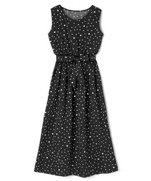 GRL | ランダムドットウエストシャーリングワンピース(ワンピース)