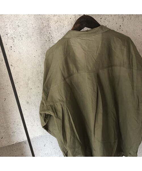 copine(コピン)の「薄手リネンライクオーバーシャツ【クリックポスト対象商品】(シャツ/ブラウス・レディース・その他)」の15枚目の写真
