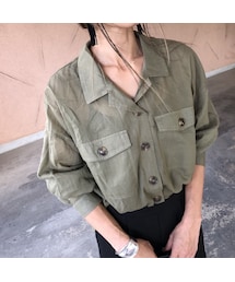 copine | 薄手リネンライクオーバーシャツ【クリックポスト対象商品】(シャツ/ブラウス)