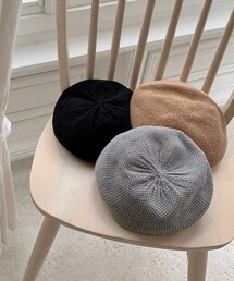 chocomee | サマーベレー帽(ハンチング/ベレー帽)